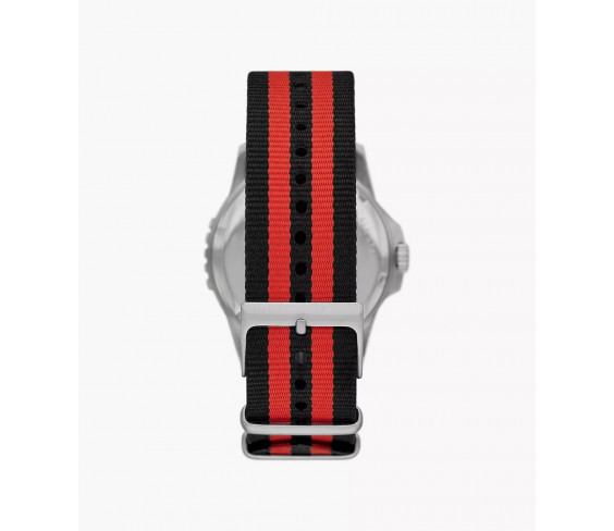Годинник Fossil FS5929 FB-01 Three-Hand Black and Red Nylon Watch
