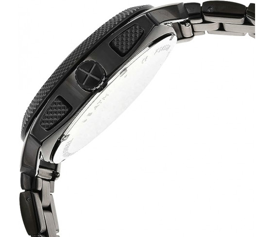 Годинник Fossil Men's Machine Quartz Stainless Steel Chronograph Watch, Color: Black (Model: FS4552)