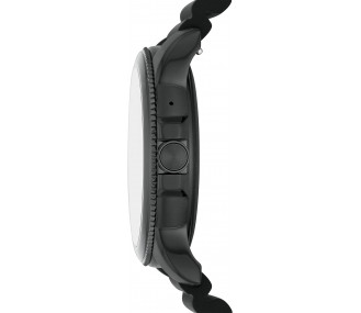 Годинник Fossil 44mm Gen 5E Stainless Steel and Silicone Touchscreen Smart Watch with Heart Rate