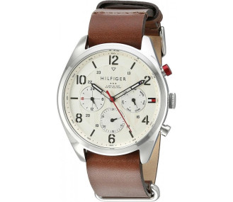 Годинник Tommy Hilfiger Men's 1791188 Casual Sport Stainless Steel Watch with Brown Band