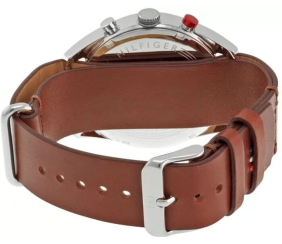 Годинник Tommy Hilfiger Men's 1791188 Casual Sport Stainless Steel Watch with Brown Band