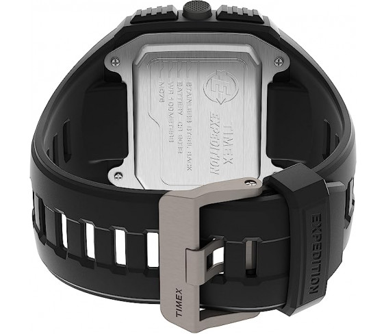 Годинник Timex Men's Expedition Grid Shock 50mm Quartz Resin Strap, Black, 16 Casual Watch (Model: TW4B24900VQ)
