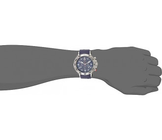 Годинник Nautica Men's N14555G NST Stainless Steel Watch with Blue Resin Band