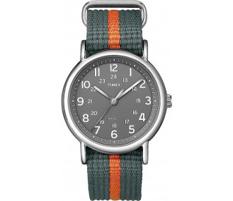Годинник Timex Men's Expedition Scout 40mm Watch – Gray Case Black Dial with Brown Ecco DriTan Leather Strap
