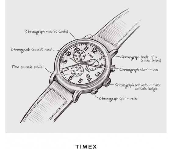 Годинник Timex Unisex TWC063500 Weekender Chrono Cream/Tan Double-Layered Leather Slip-Thru Strap Watch