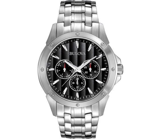 Чоловічий годинник Bulova Men's Classic Dress 6-Hand Multi-Function Day/Date Quartz Watch (43 мм)