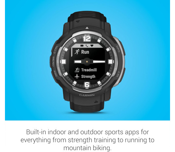 Годинник Garmin Instinct Crossover чорний