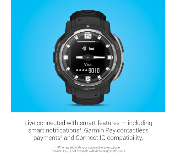 Годинник Garmin Instinct Crossover чорний