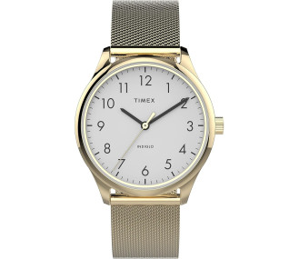Годинник Timex Women's Easy Reader Watch (Gold-Tone/Gold-Tone/White/32mm) - B0977R88TR